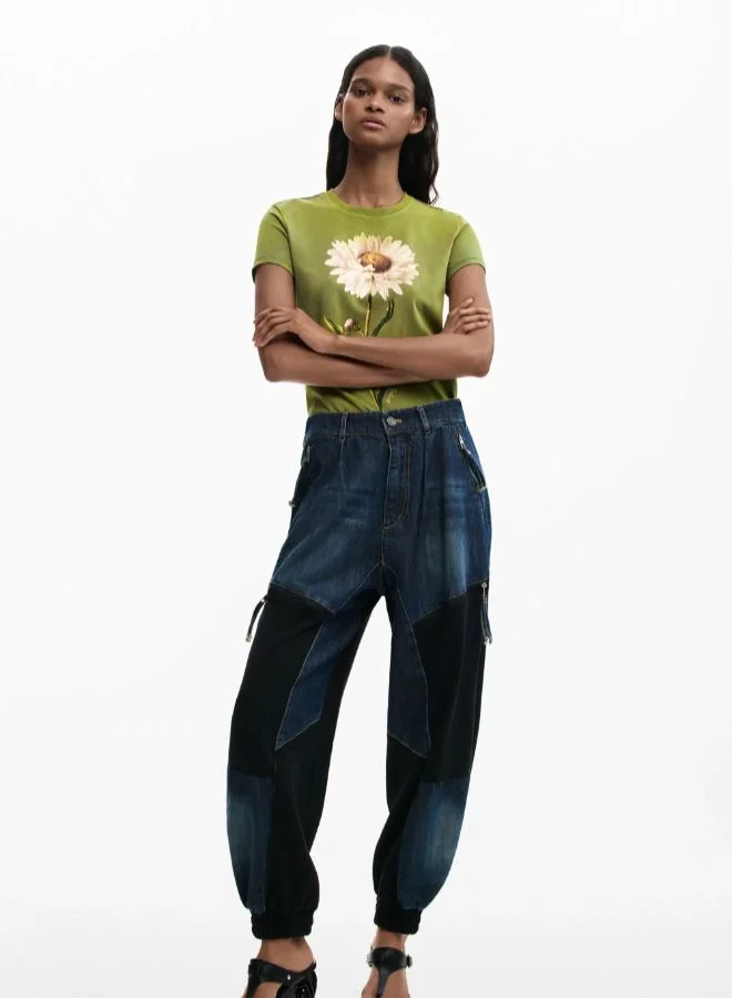 ديسيجوال بنطلون جينز رقع